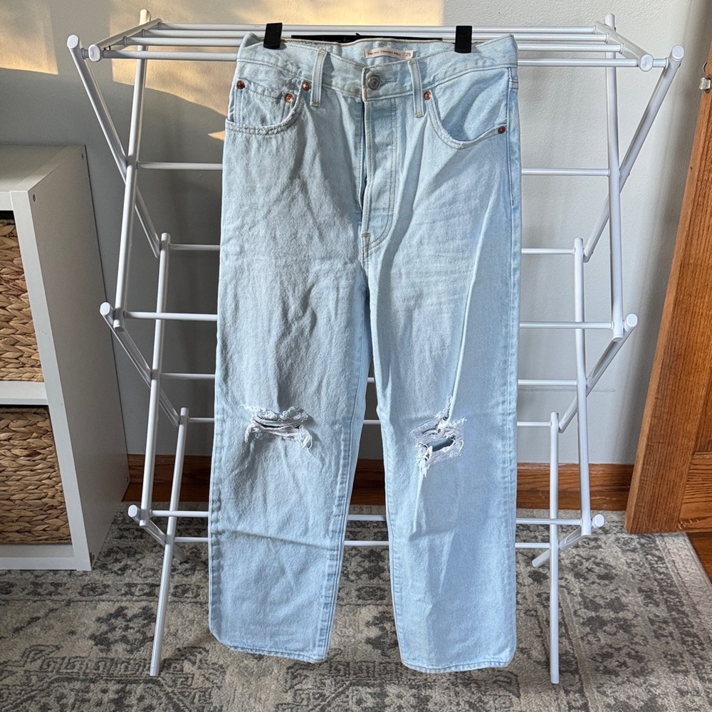 Levi's Light Blue Straight Leg Women's Jeans
